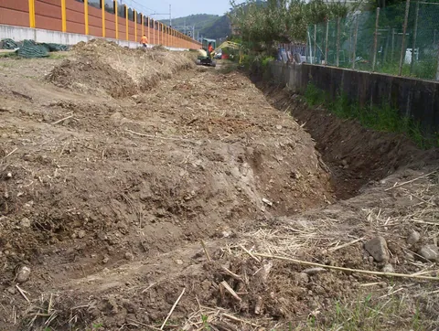 Preparazione dell’area di cantiere