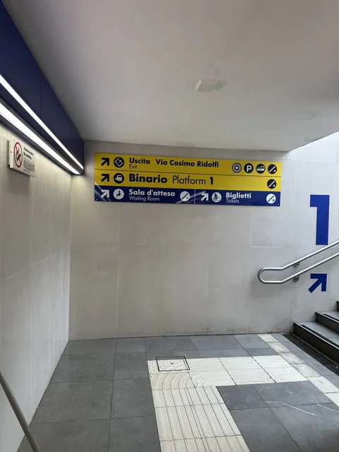 Accesso al sottopasso ferroviario